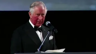HRH The Prince of Wales gives speech at ‘Our Planet’ premiere