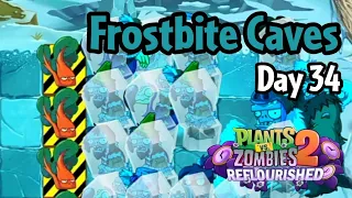 Plants vs Zombies 2: Reflourished | Frostbite Caves Day 34