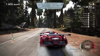 LAKESIDE DREAM 2:57.58 with Gumpert Apollo S HYPER ONLINE(NFS Hot Pursuit Remastered)