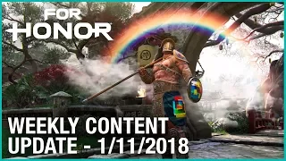 For Honor: Week 1/11/2018 | Weekly Content Update | Ubisoft [NA]