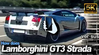 BMW M135i vs Lamborghini Gallardo GT3 Strada +60-240 Insta360 One X Pure [5.7k 360° 3D]