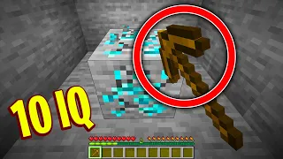 10 IQ NOOB gra w Minecraft PIERWSZY RAZ…