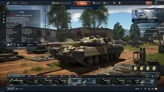 First Look at War Thunder 1.87 - T-80U on Tunisia Gameplay 2019 03 16