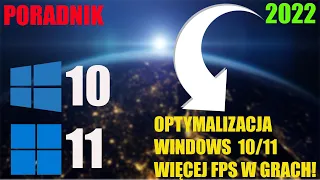JAK MIEĆ WIĘCEJ FPS W GRACH? Optymalizacja Windows 10/11! 2022