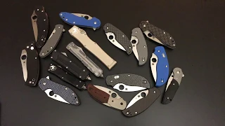 Chris Reeve, Spyderco, and Microtech Sale!!! 46 Knives!