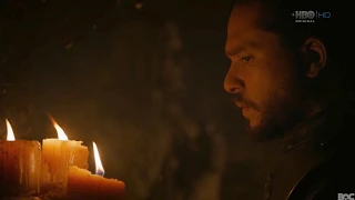 Game of Thrones S08E01 Samwell reveals Jon his true identity - 'Aegon Targaryen'