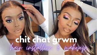 CCGRWM: Detailed Hair Installation + Makeup Tutorial