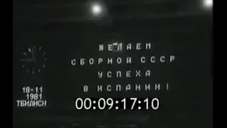 СССР 3-0 Уэльс. Отборочный матч ЧМ 1982