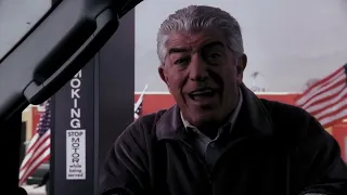 Phil Leotardo gets whacked and smushed while Freebird plays in the background