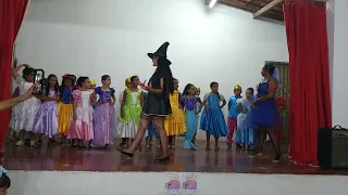 Apresentação  dos personagens  dos contos de fadas( principes e princesas).