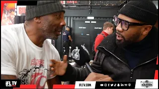 'SHUT YOUR *** MOUTH. I DIDNT SAY THAT ABOUT TYSON FURY' -JOHNNY NELSON CONFRONTED BY SPENCER FEARON