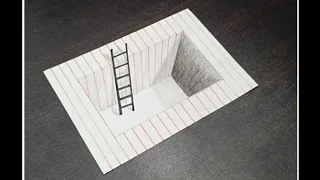 3d illusion drawing easy!