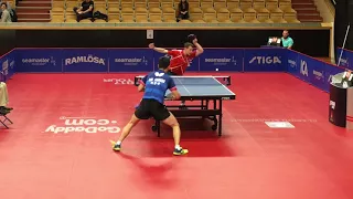 Jonathan GROTH - LEE Sangsu @ SOC Stockholm 16/11/2017 (private video) last points