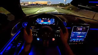 2023 Mercedes AMG SL63 NIGHT DRIVE POV