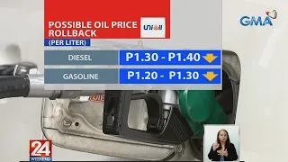 May inaasahang big time oil price rollback ngayong linggo | 24 Oras Weekend