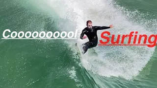 Cooooool Surfing in the hot summer, Huntington Beach, California, USA