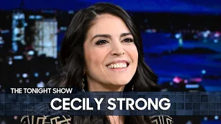 Cecily Strong Spills on Her SNL Departure and Why She Displays Wigs in Her Home | The Tonight Show