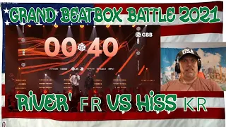 RIVER' 🇫🇷 vs Hiss 🇰🇷 | GRAND BEATBOX BATTLE 2021:WORLD LEAGUE | Round Of Sixteen(1/8 Final)-REACTION