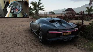 Bugatti Chiron - Forza Horizon 5 | Logitech g29 - gameplay