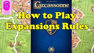 Carcassonne: 20th Anniversary Edition, How to Play Expansions Rules