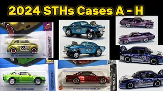 2024 Hot Wheels Super Treasure Hunts Cases A Through H!