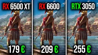 RX 6500 XT vs RX 6600 vs RTX 3050 - Test in 8 Games