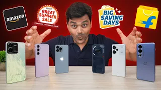 🥳 வேற லெவல் Best Smartphone Offers Under 10K to 50K 🔥 Amazon & Flipkart ☀️Summer Sale 2024 😇