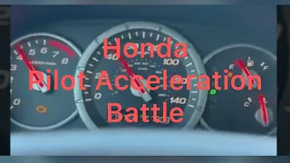 Honda Pilot Acceleration Battle
