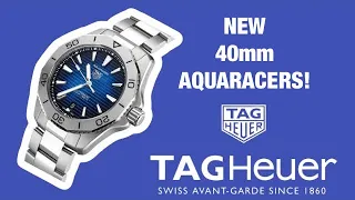 Tag Heuer’s Newest 40mm diver! AquaRacer Calibre 5 - WBP2110 & WBP2111