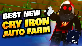 Best New Cry Iron Auto Farm in Roblox Islands