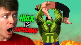 SUPERMAN vs HULK the FINALE! (Reaction)