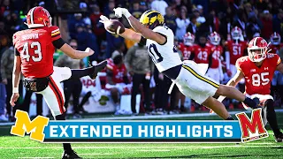 Michigan at Maryland | Extended Highlights | Big Ten Football | Nov. 18, 2023