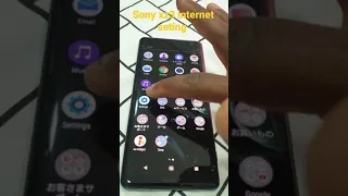 sony Xz3 internet seting