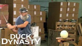 Duck Dynasty: Si Breaks Willie's Sword (Season 11 Flashback) | Duck Dynasty