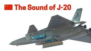 Roaring J-20 - Live sound recording from Chinese fifth-gen stealth fighter flight demonstration