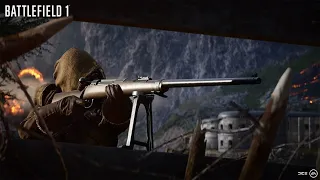 Battlefield 1: Tank Hunter kit gameplay  (tankgewehr M1918) #2021