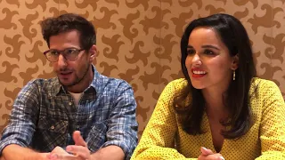 Comic Con 2019: Talking BROOKLYN NINE-NINE with Andy Samberg and Melissa Fumero