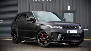 Factory MATTE BLACK Range Rover Sport SVR!!!