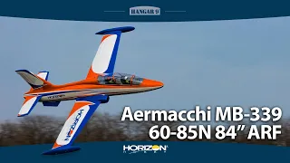 Hangar 9 Aermacchi MB-339 60-85N Turbine Jet ARF