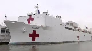 USNS comfort takes in CCP virus patients; Virus takes toll on NY paramedic| NTD