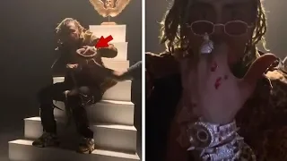 ALL BAD | Lil Pump Gets Bit By A Snake On His Music Video Set