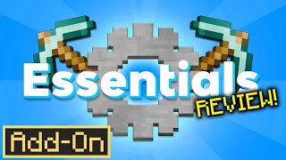 ESSENTIALS ADDON is the best one yet For Minecraft Bedrock Edition in-depth Review!