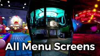 All Menu Screens - FNAF: Security Breach