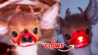 Making Baby Deer Rudolph l DIY Art Doll Tutorial