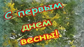 Счастливого марта!  Поздравление с весной для друзей!