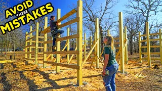 TIPS & TRICKS Building A POLE BARN! DIY Homestead Barn