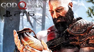 GOD OF WAR 4 PS5 - Kratos Vs Baldur Boss Fight (With PS5 Patch) 4K Ultra HD 60FPS