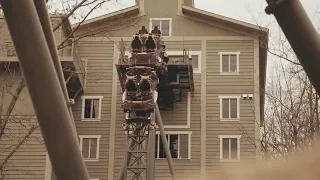 Time Traveler World's Tallest Spinning Roller Coaster Off Ride POV Teaser - Silver Dollar City