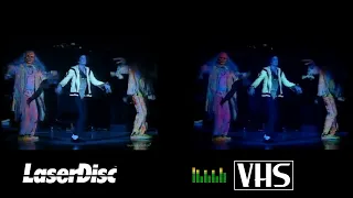 Michael Jackson - Thriller Live Royal Brunei - LaserDisc Vs VHS Comparison