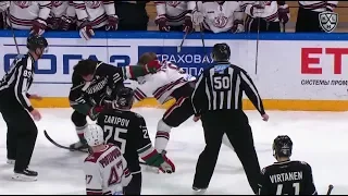 KHL Fight: Voronkov VS Ashton